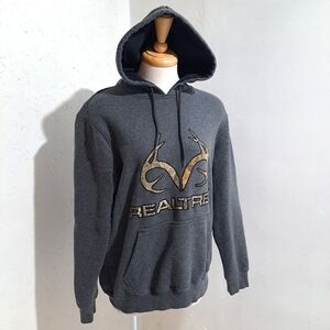Realtree | Grey logo women's pullover hoodie